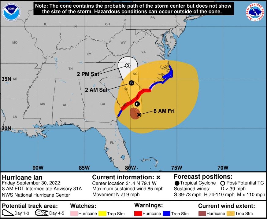 NOAA Screenshot Ian 1 September 30, 2022